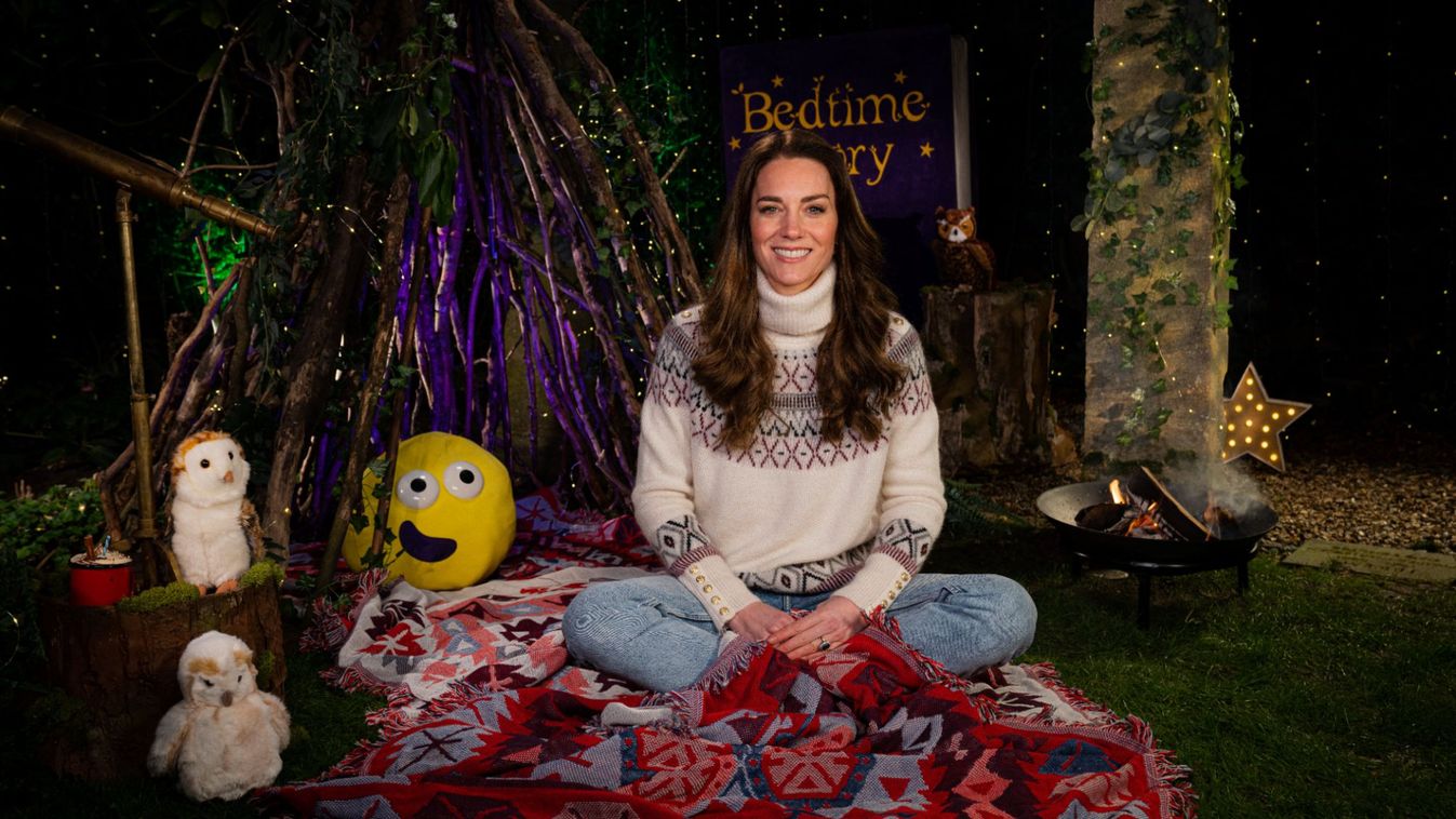 Katalin hercegnő esti mesét olvas fel a BBC gyerekcsatornáján