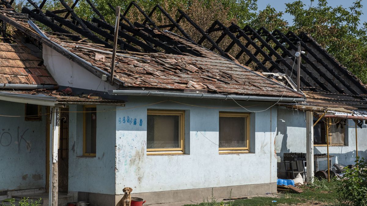 20220809 Hantos, leégett családi ház, rászoruló család, Cseh Krisztina. Fotós: Fehér Gábor fG Fejér Megyei Hírlap