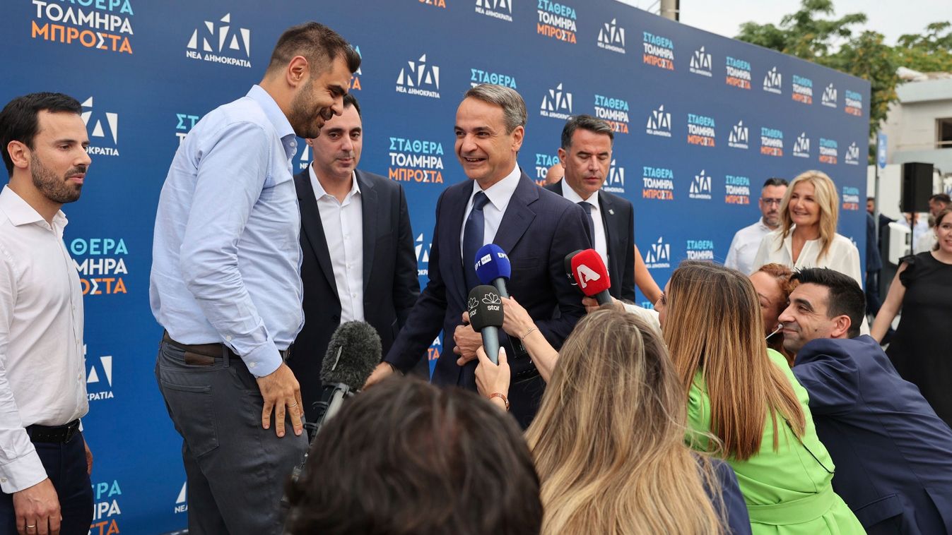 Bejelentette pártja győzelmét Kiriákosz Micotákisz Görögországban