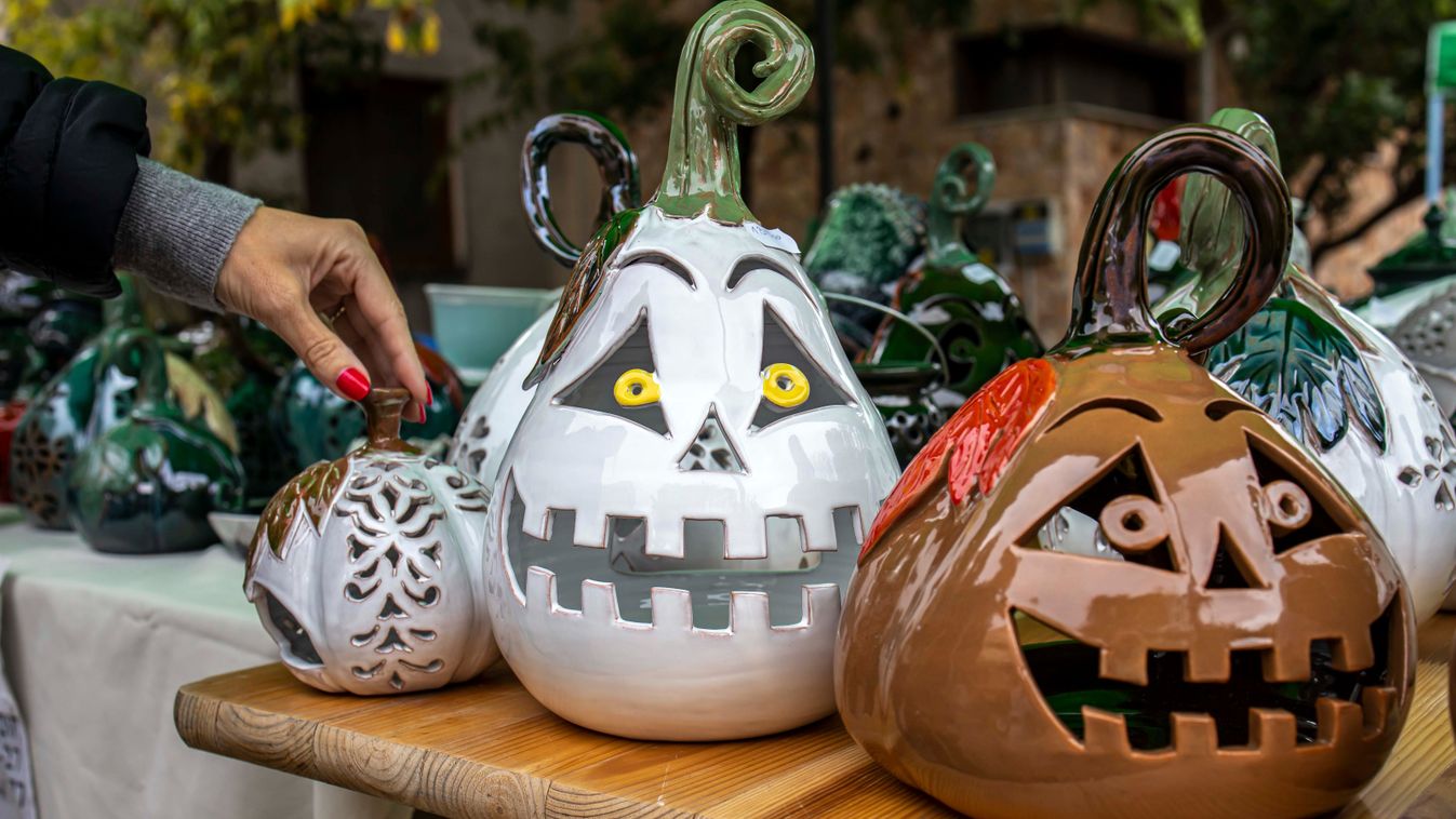Halloweeni tök kerámiák Sukoróról: örök darabok