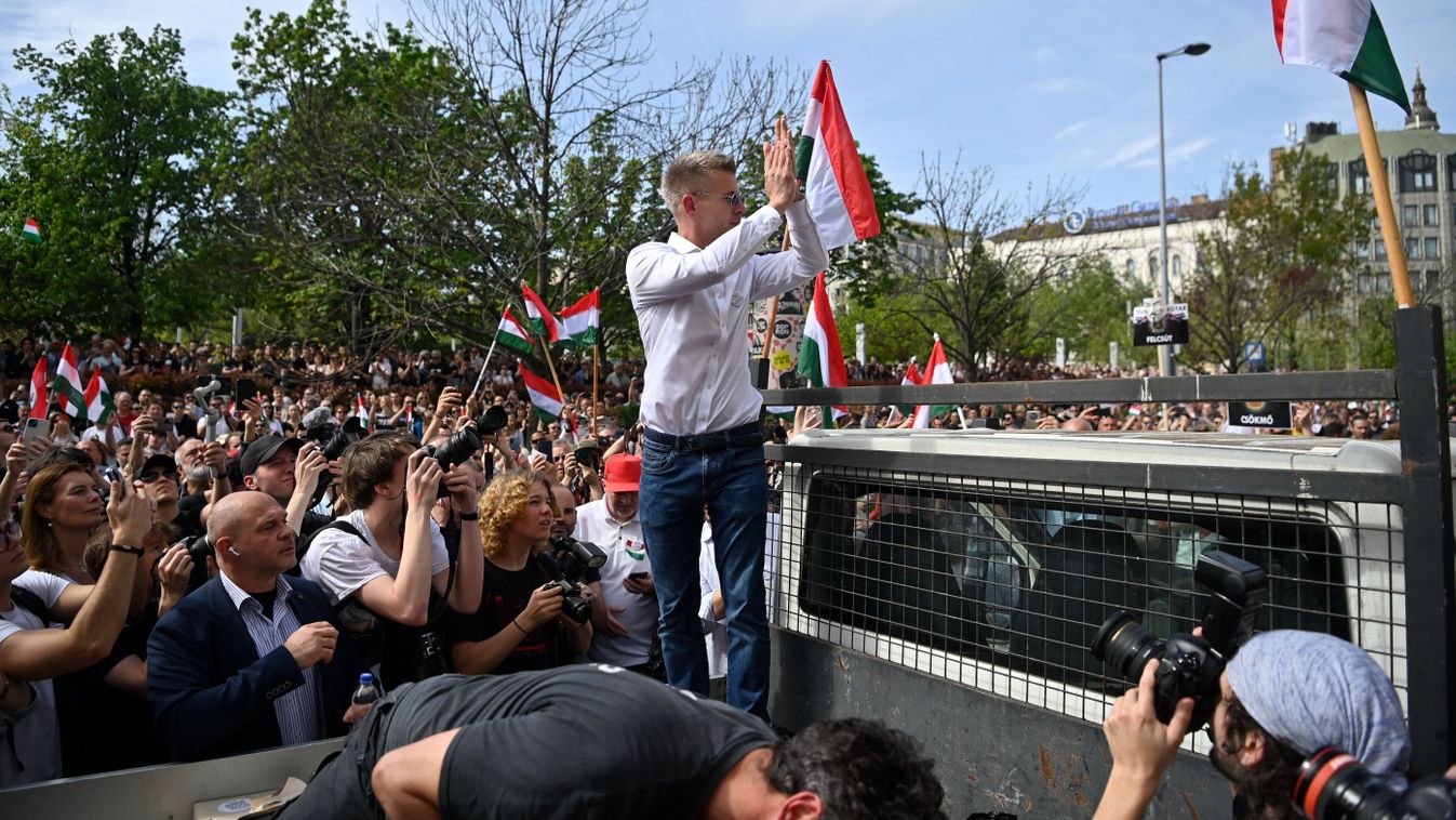 "Szégyen a hazám" - véli Magyar Péter tüntetésének felszólalója