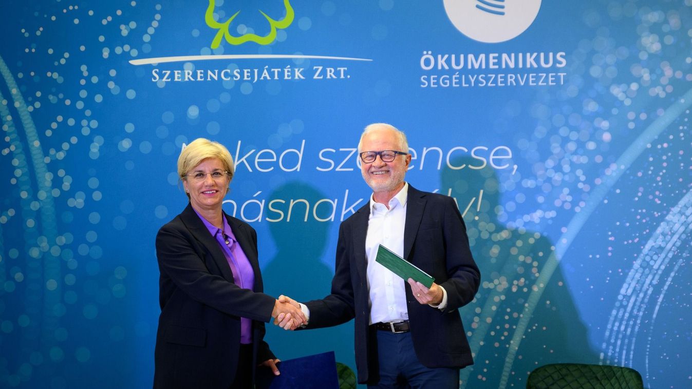 Stratégiai partnerségi megállapodást kötött a Szerencsejáték Zrt. és az Ökumenikus Segélyszervezet