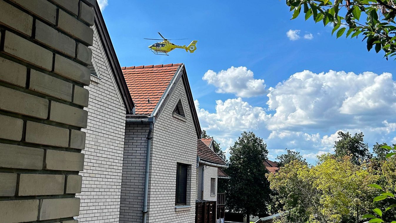 Mentőhelikopter szállt le Öreghegyen - mi történhetett? (videó)
