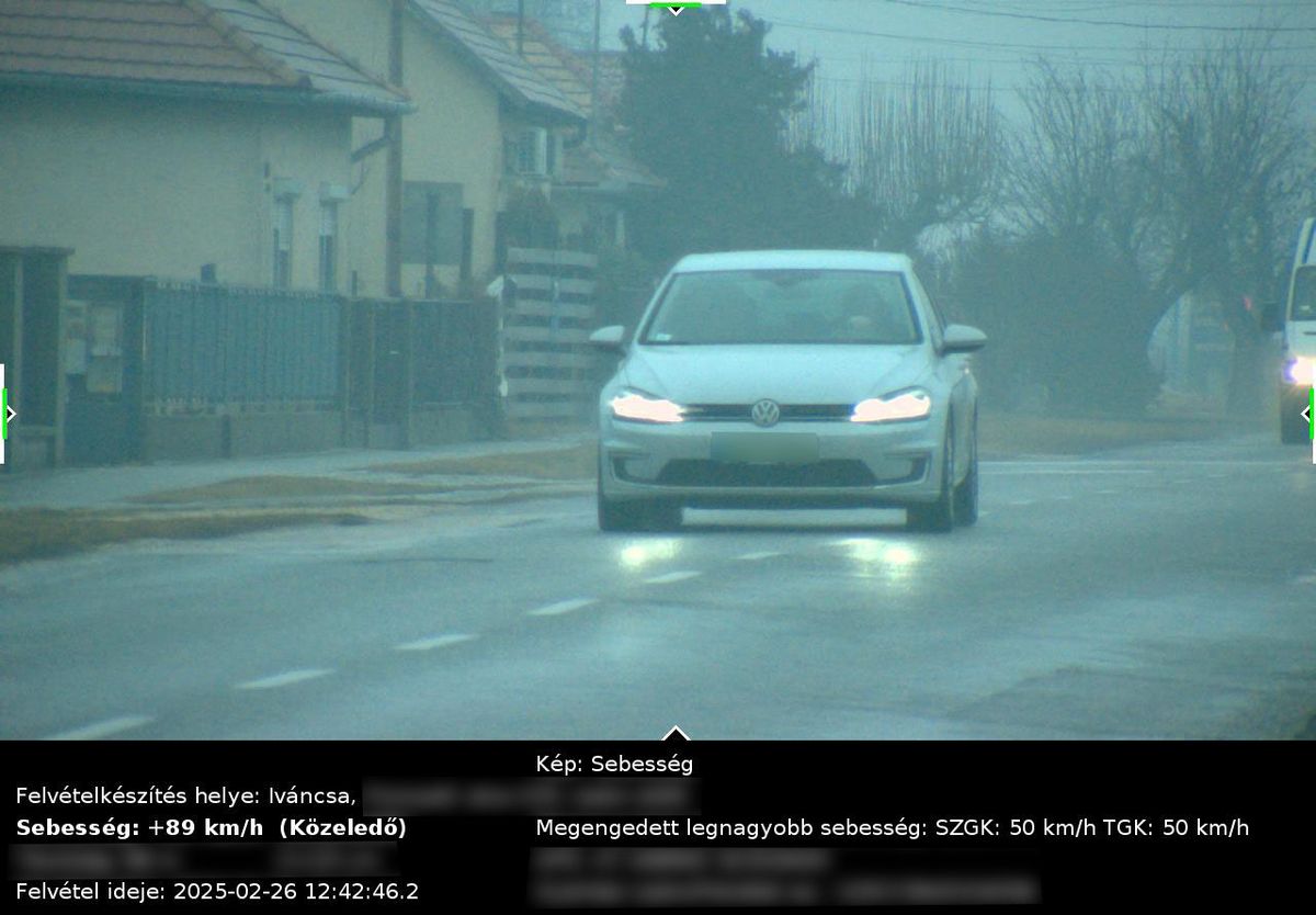 Bérletet kért a traffipaxhoz? 450 ezer forintost bírságot kapott az a sofőr, aki Iváncsán négyszer is beleszaladt ugyanazon traffipaxba.