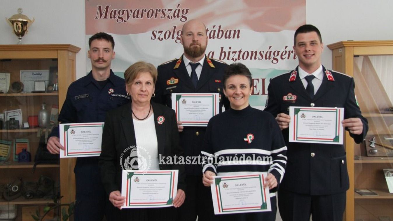 Elismerésben részesültek a Fejér megyei katasztrófavédelem munkatársai!