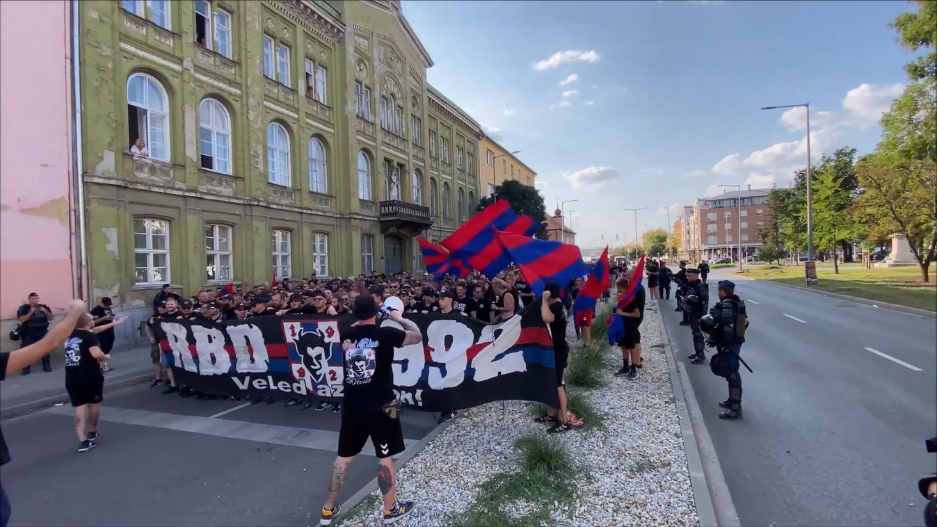 Fantasztikus hangulatot teremtett a Fehérvár FC-Debrecen mérkőzés előtt az RBD Ultras – videó