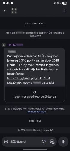 online csalás