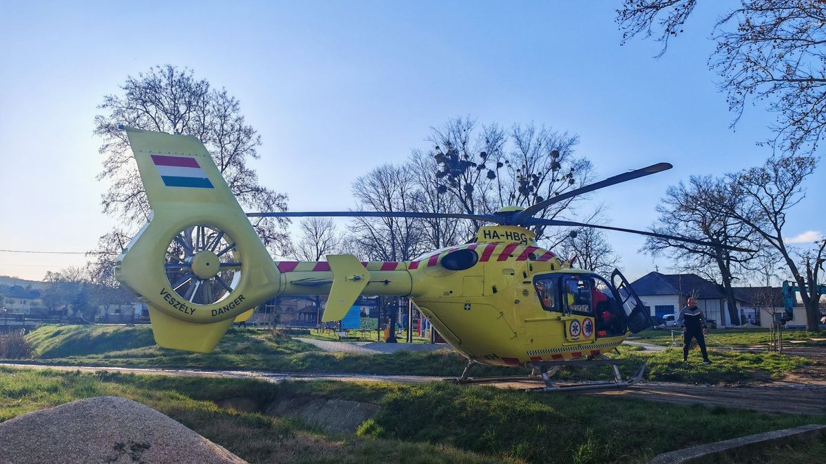 Mentőhelikoptert kellett riasztani