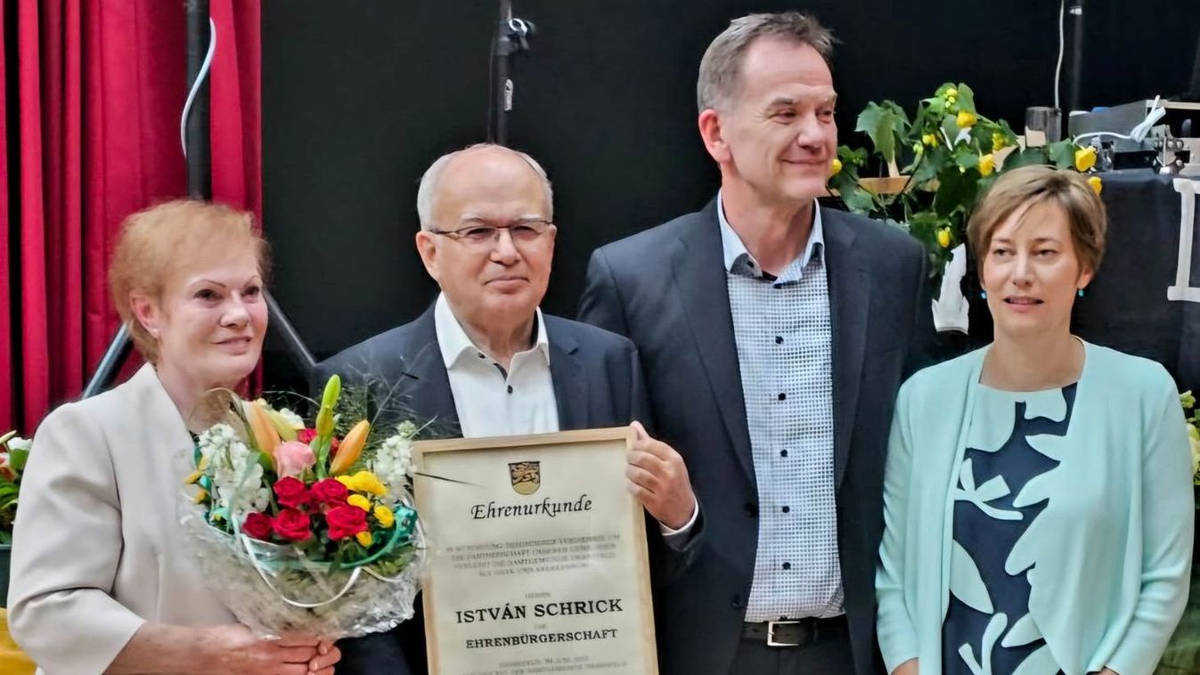 Német díszpolgári címet kapott Schrick István, Rácalmás polgármestere