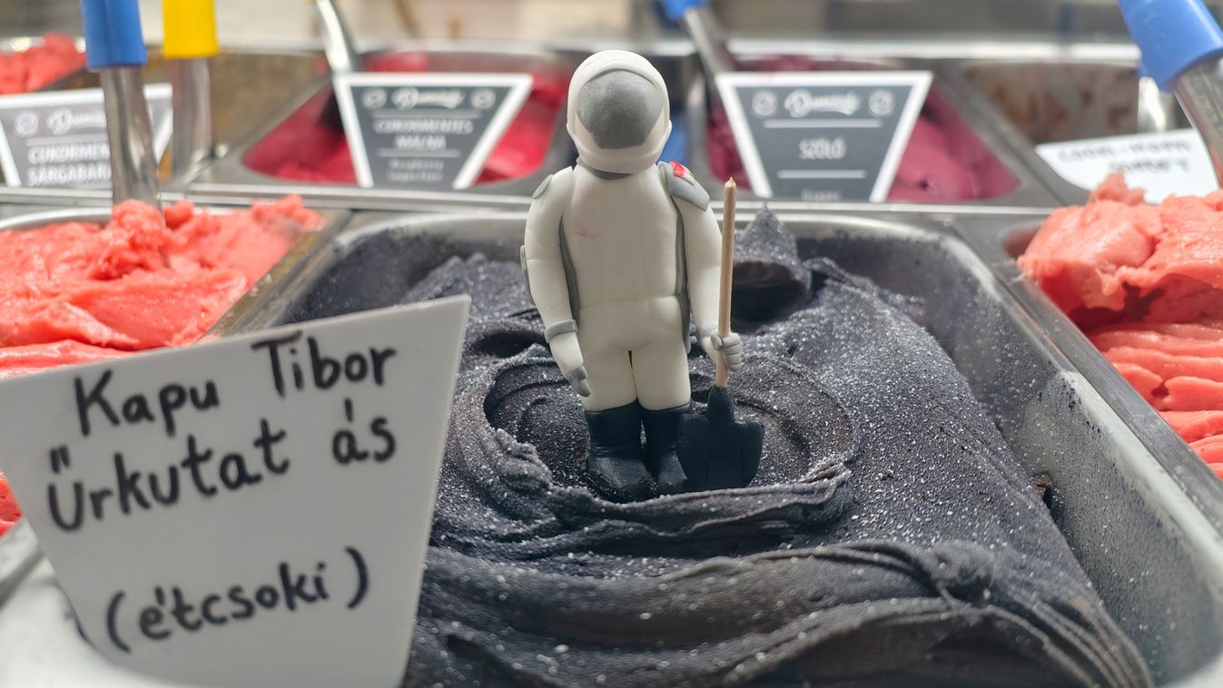 Hasít a Kapu Tibor inspirálta fagylalt