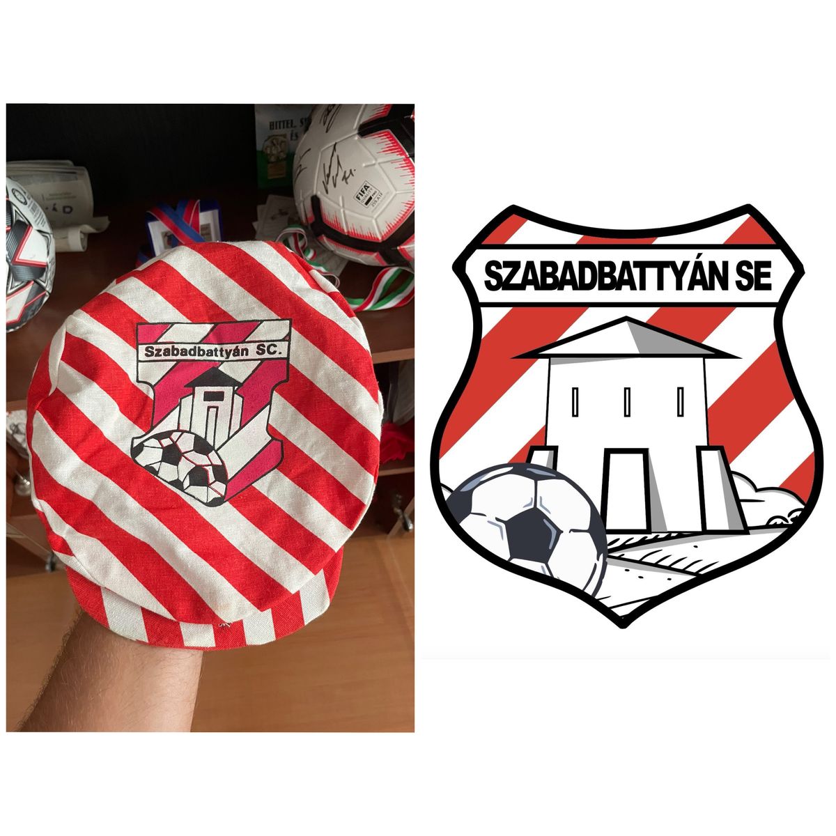 szabadbattyáni foci címer