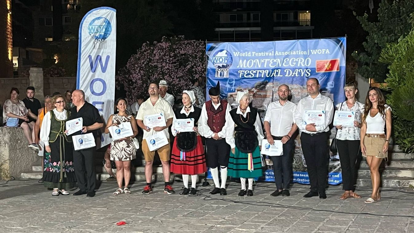 A magyar kultúra hírnökei Montenegróban: Méltó szereplés hét ország fesztiválján