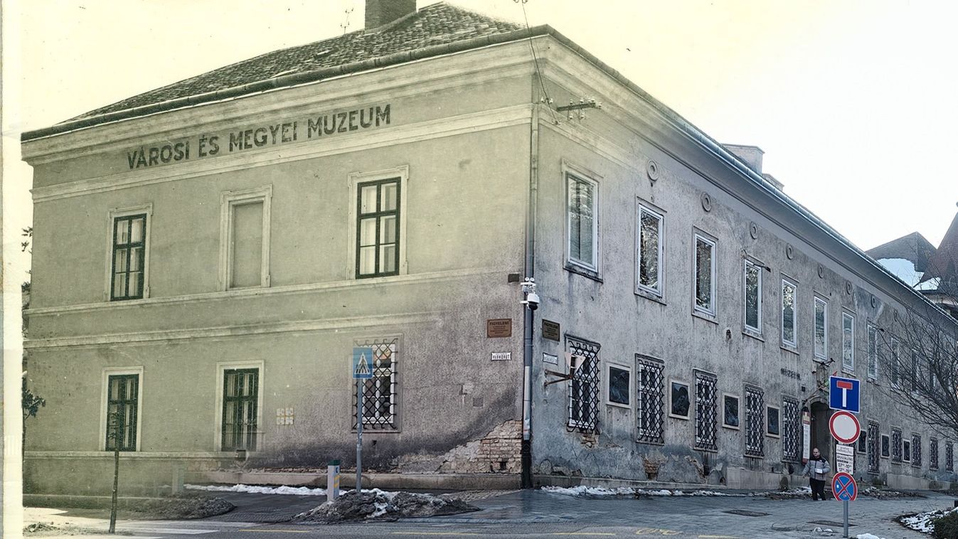 Akkor és most - Szent István Király Múzeum Országzászló téri épülete Kép