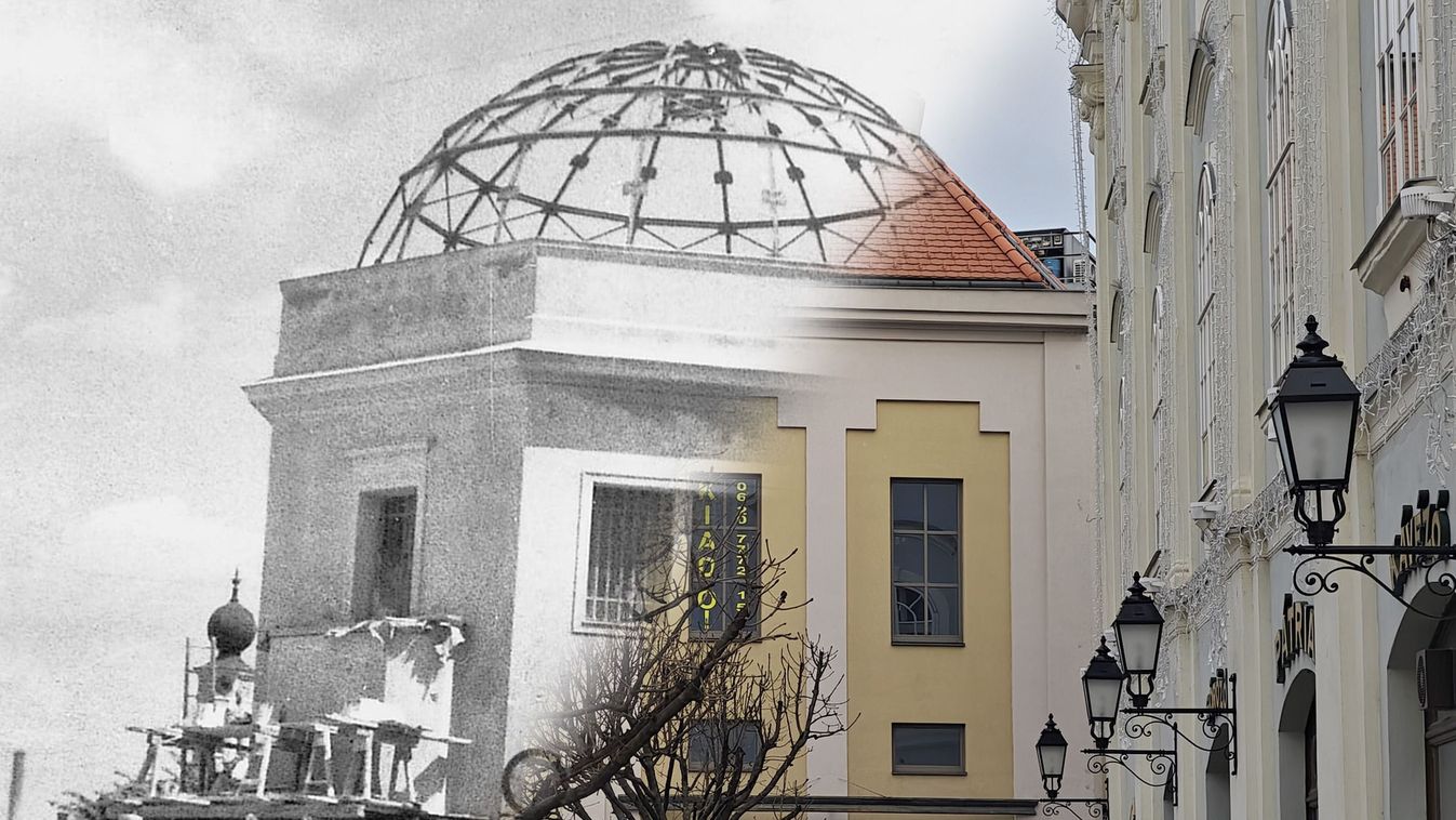 Akkor és most: Így nézett ki az egykori Deák Áruház, később Centrum Áruház a Városház Téren Kép