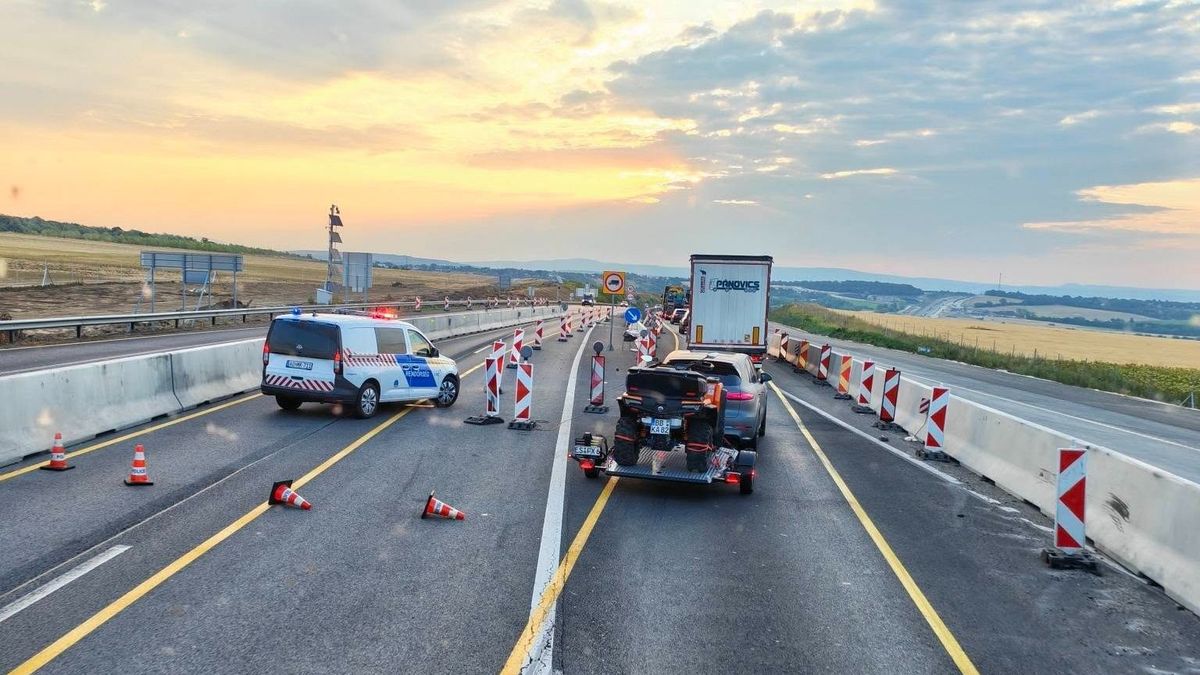 Nagy a baj, megállt a forgalom az autópályán tömegbaleset miatt - íme a részletek!
