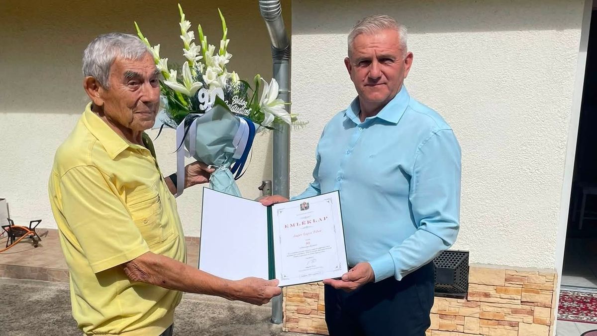 Kilenc évtized emlékei – 90. születésnapján köszöntötték Jager Lajos Tibort Alapon