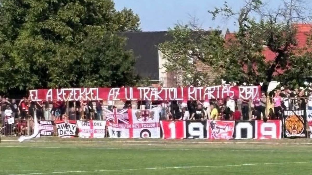 „El a kezekkel az ultráktól! Kitartás RBD!” – a Honvéd szurkolói üzentek a Vidi ultráinak