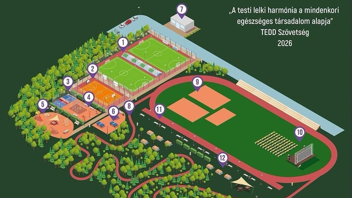 30 ezer négyzetméteren épülne meg az új sportközpont