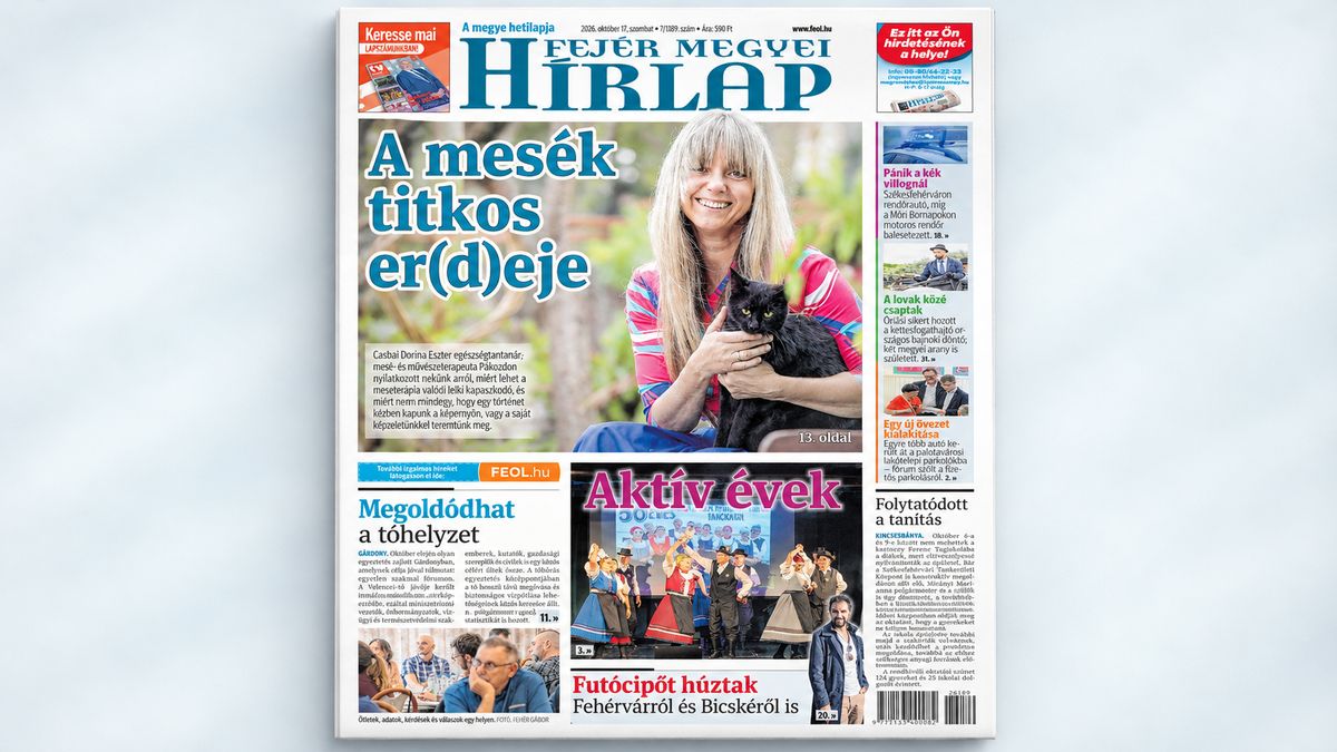 Mit rejt a Fejér Megyei Hírlap október 17-ei száma? Mutatjuk!