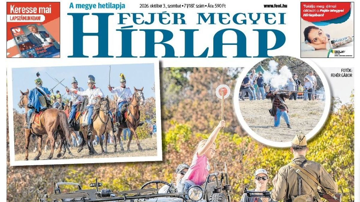 Ízelítő a friss Fejér Megyei Hírlap tartalmából